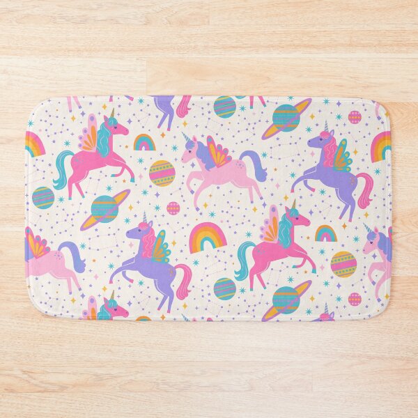 Item preview, Space Unicorn - Neon Rainbow designed and sold by latheandquill.