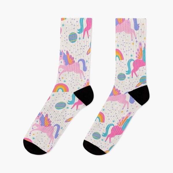 Item preview, Space Unicorn - Neon Rainbow designed and sold by latheandquill.