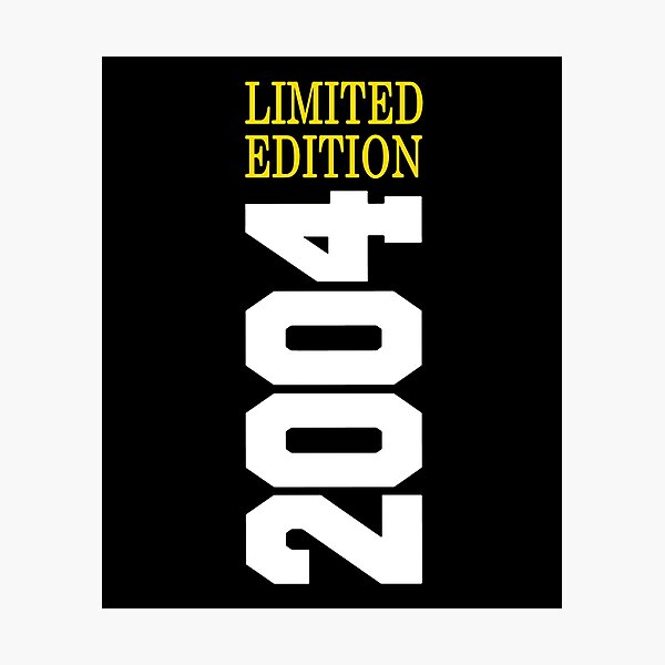 Item preview, Limited Edition 2004 - 18th birthday - of legal age designed and sold by urban-design.