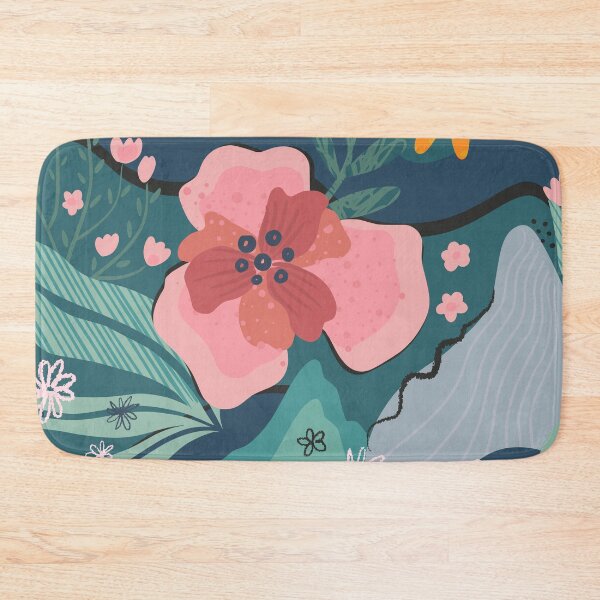 Item preview, Abstract Colourful Flowers 7 designed and sold by simplydesignart.