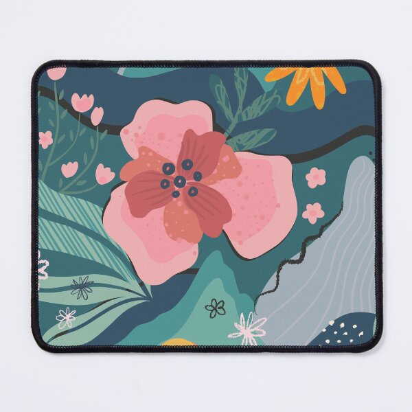 Item preview, Abstract Colourful Flowers 7 designed and sold by simplydesignart.