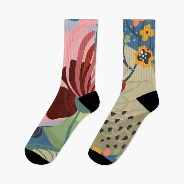 Item preview, Abstract Colourful Flowers 8 designed and sold by simplydesignart.