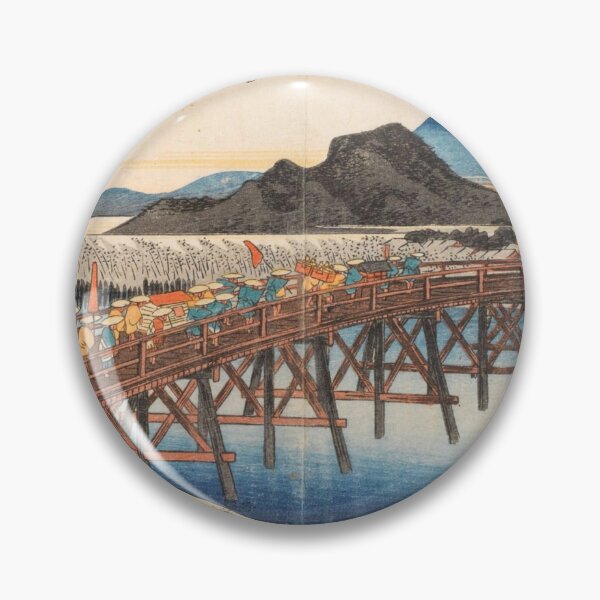 Artikelvorschau, Reges treiben auf der Nihon Brücke entworfen und verkauft von JapanHeavenArt.