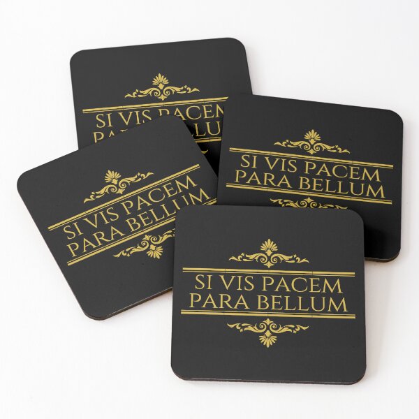 Item preview, Si Vis Pacem Para Bellum - If You Want Peace Prepare For War - Say No To War - Latin Phrases designed and sold by ElementJourney.