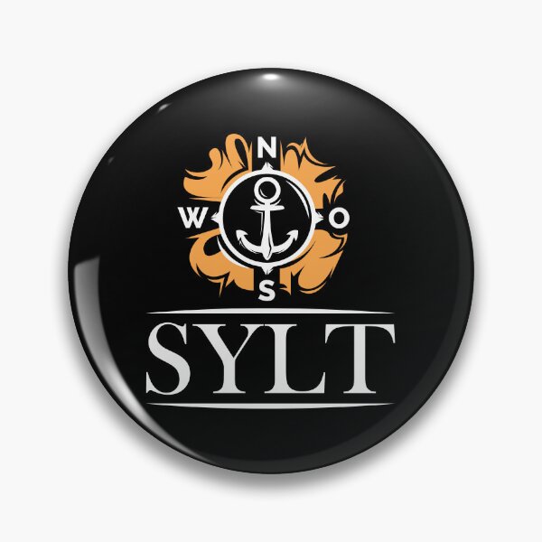Item preview, Baltic Sea island of Sylt with compass symbol - Sylt logo designed and sold by AndreMi.