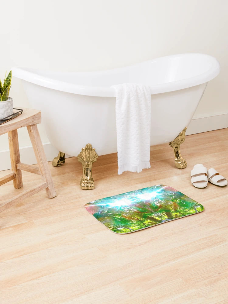 Thumbnail 2 of 6, Bath Mat, #12 designed and sold by InfinitePathArt.