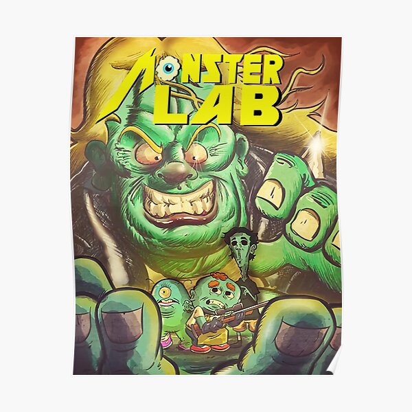 "LIMITED EDITION MONSTER LAB SIXTH EPISODE MEATCANYON" Poster for