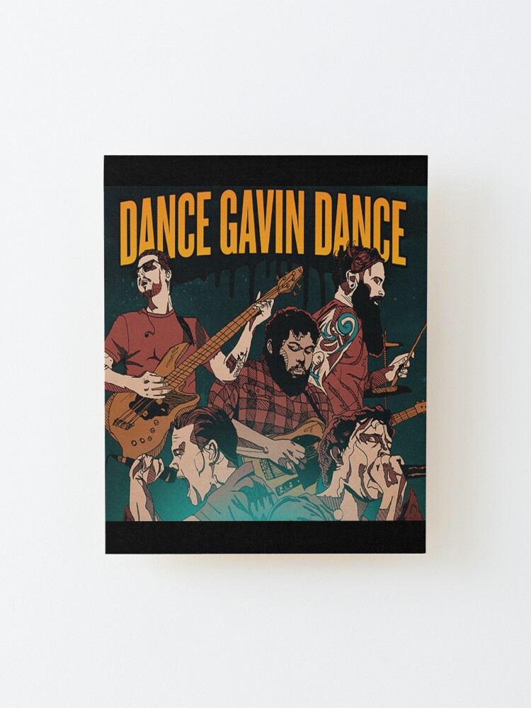 "Dance Gavin Dance merch Cute danceDGD Dance Gavin Dance Love Dance DGD" Mounted Print