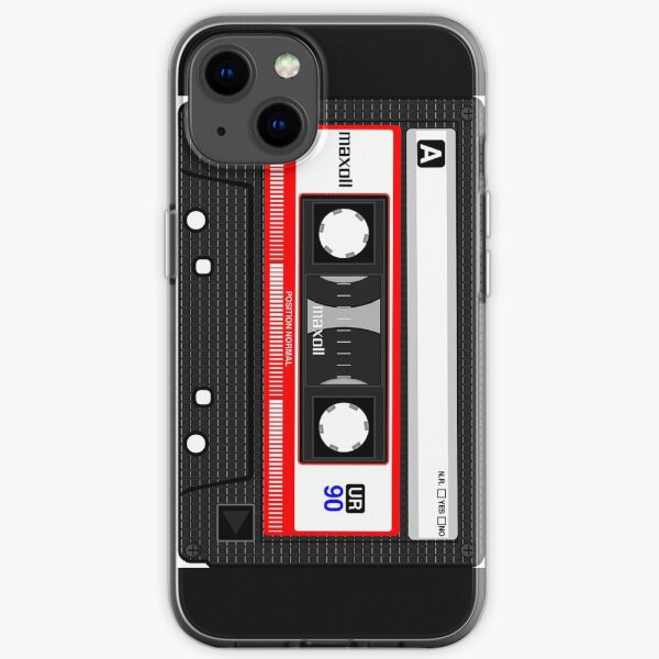 Cassette de musique rétro Coque souple iPhone