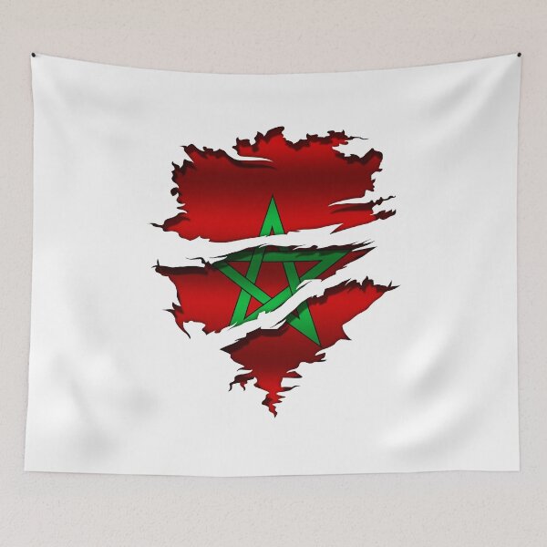 Item preview, Morocco - Morocco - flag - Tattoo Ripped designed and sold by WdiCreative.