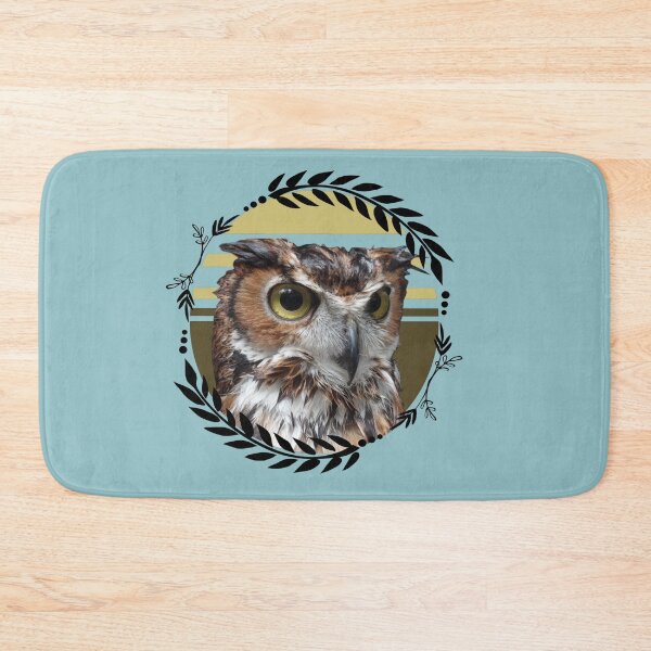 Item preview, Wet Owl with Wreath, Wet Owl Meme, Owl with Books is Gift for Book lover and Birthdays, Winterowl designed and sold by DiensDesign.