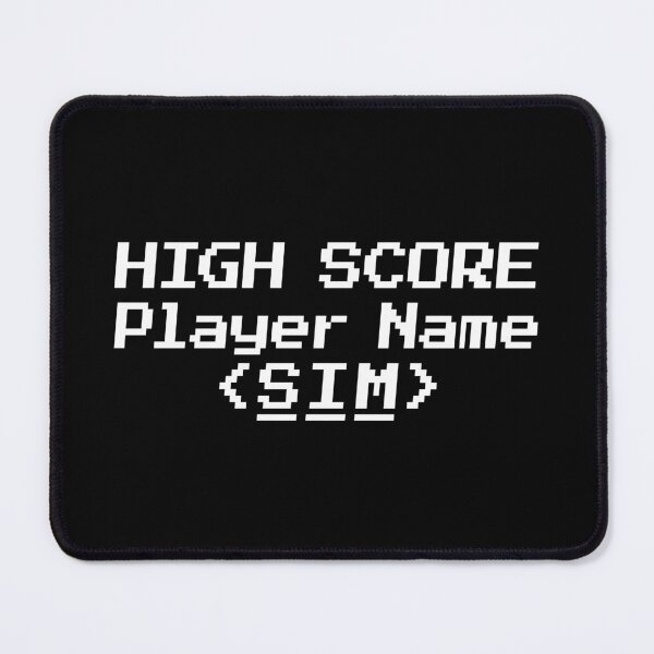 Item preview, HIGH SCORE Player Name SIM designed and sold by redacteddesign.