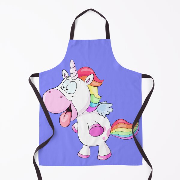 Item preview, Cute unicorn shows his tongue designed and sold by Christine Wulf.