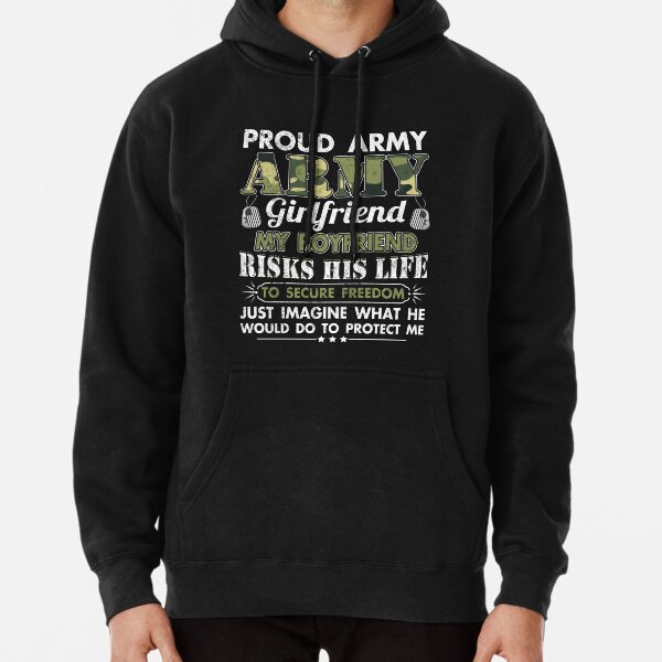 Proud Army Girlfriend Military Girlfriend Mothers Day Gift Pullover Hoodie for Sale by Simeon Dorelus Redbubble