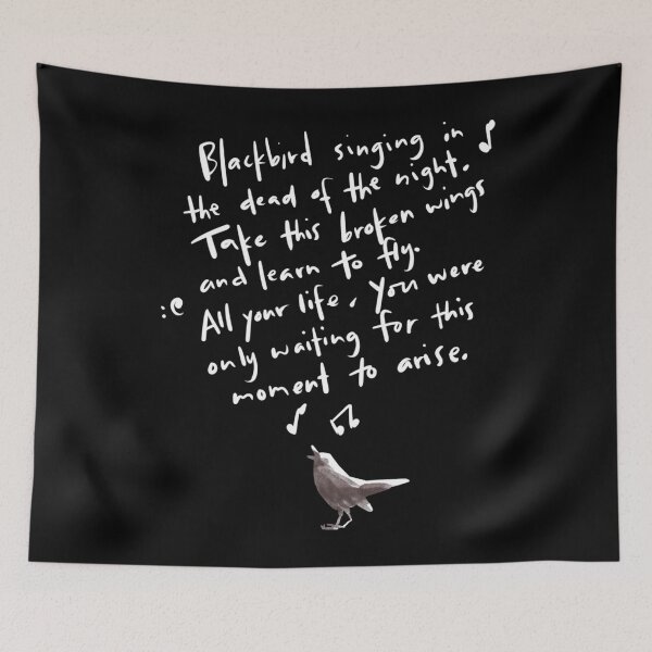 Item preview, Merle chantant dans la nuit, Hippie Women Raven . essentiel designed and sold by daguioofdurd.