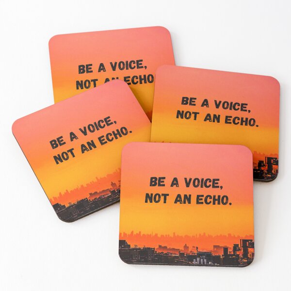 Item preview, Be A Voice, Not An Echo. designed and sold by GeoArtDesign.