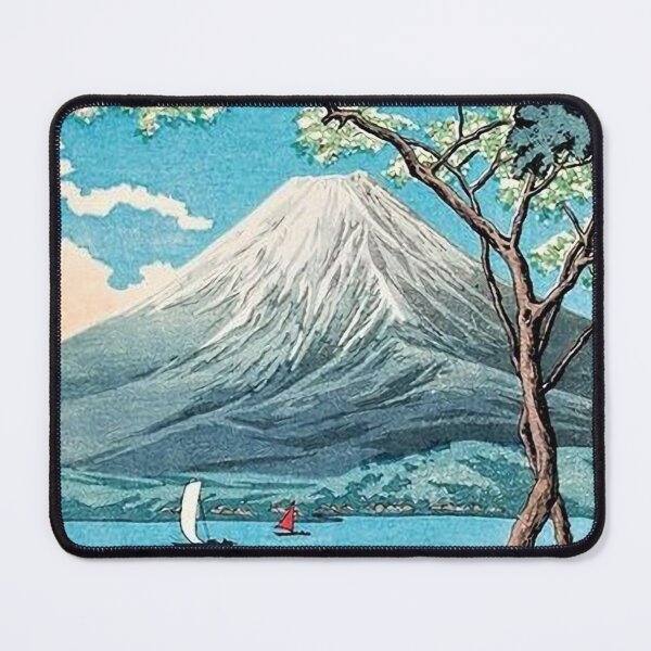 Item preview, Peaceful Japanese Mountain Lake designed and sold by JapanHeavenArt.