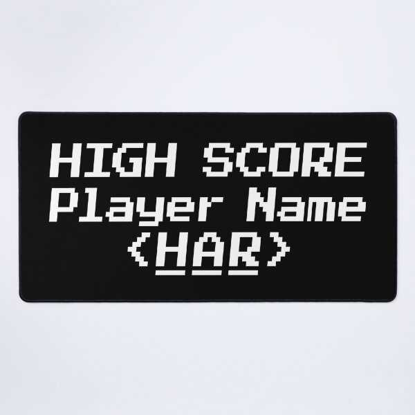 Item preview, HIGH SCORE Player Name HAR designed and sold by redacteddesign.