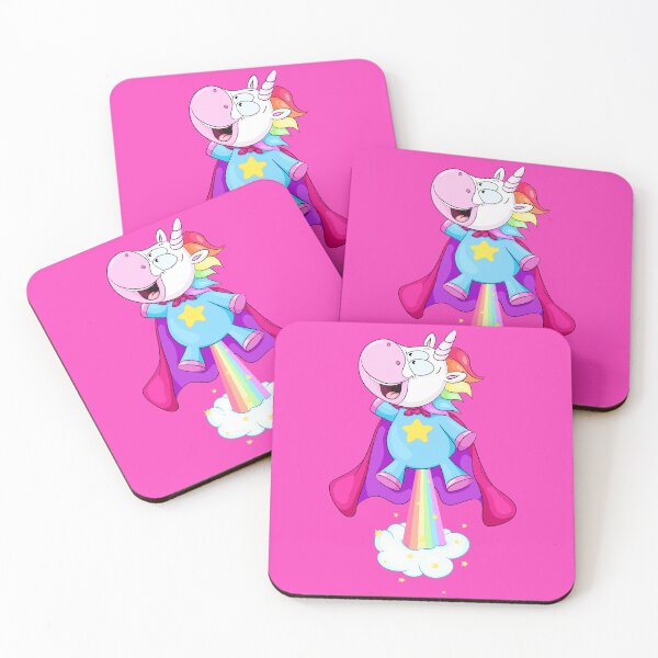 Item preview, Turbocharged unicorn superhero designed and sold by Christine Wulf.