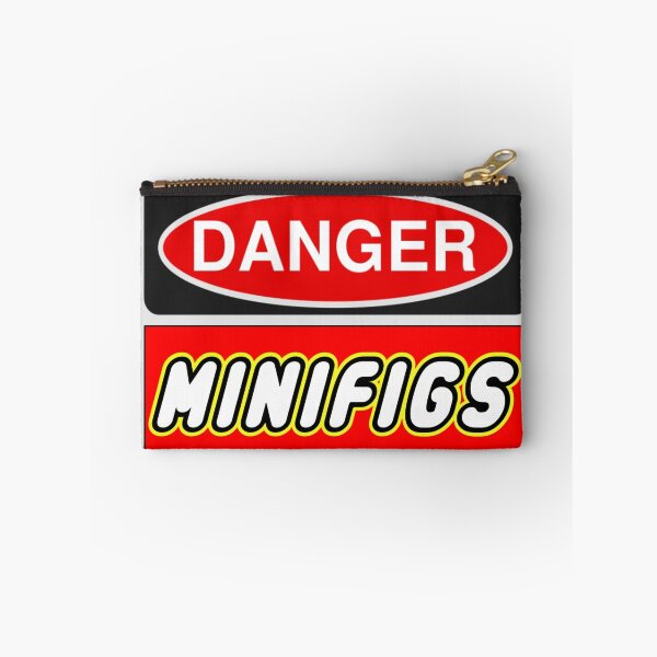 Item preview, Danger Minifigs Sign designed and sold by ChilleeW.