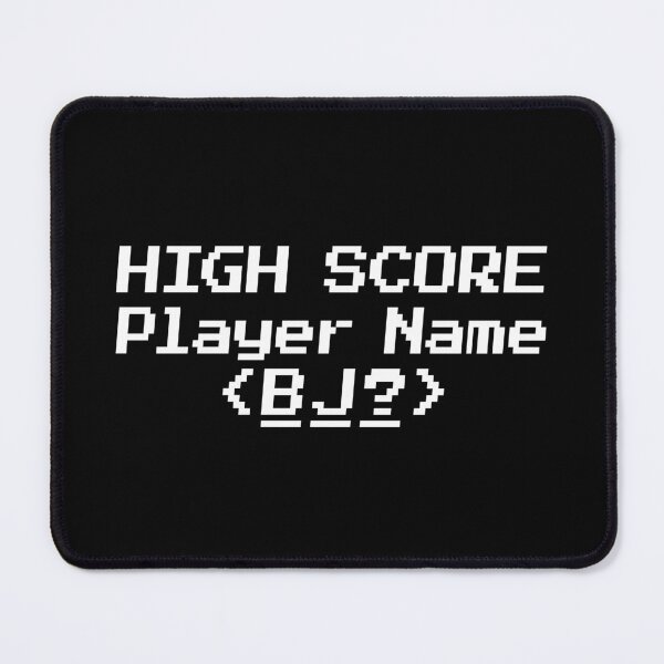 Item preview, HIGH SCORE Player Name BJ? designed and sold by redacteddesign.