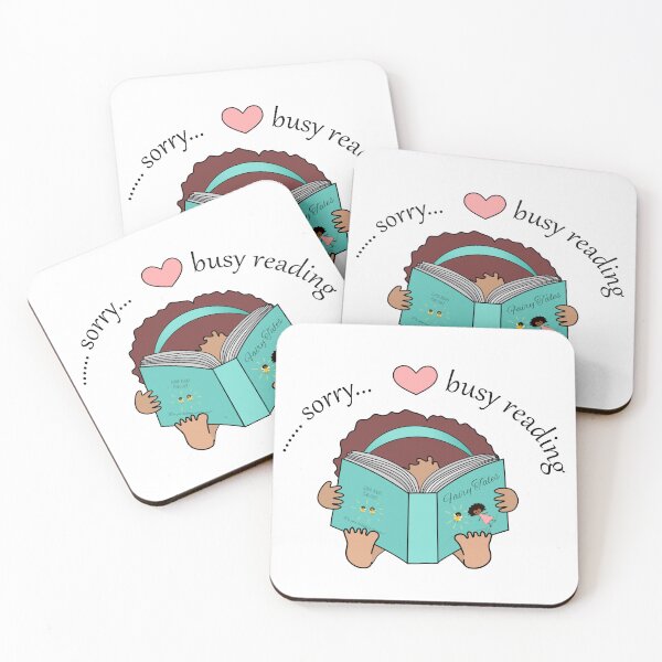 Item preview, Sorry Busy Reading, Book lover, Girl, Teal designed and sold by nutmegfairy.