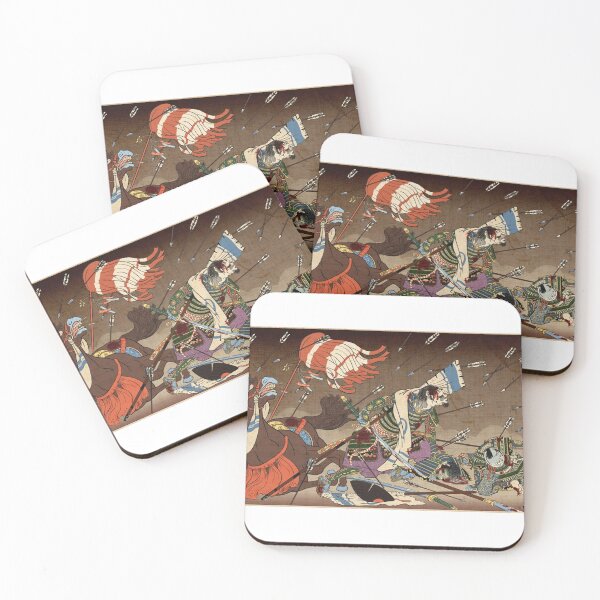 Item preview, Samurai battle designed and sold by JapanHeavenArt.