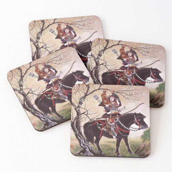 Item preview, Samurai on horseback designed and sold by JapanHeavenArt.