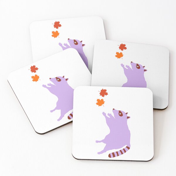 Item preview, purple raccoon designed and sold by Barnu Flex.