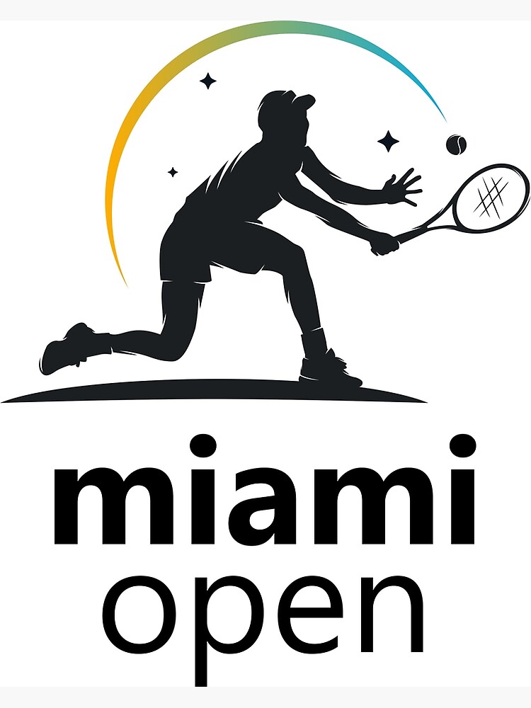 "Miami Open" Poster for Sale by Lovetocelebrate Redbubble
