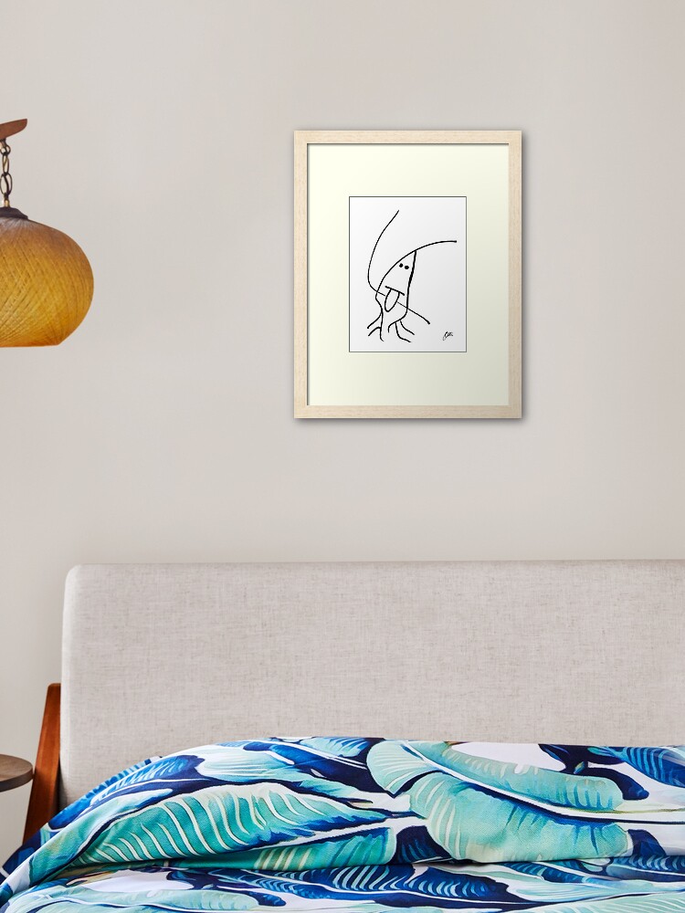 Framed Art Print, Simple, Playful (Signed) designed and sold by Olli Savolainen (Valontaju)