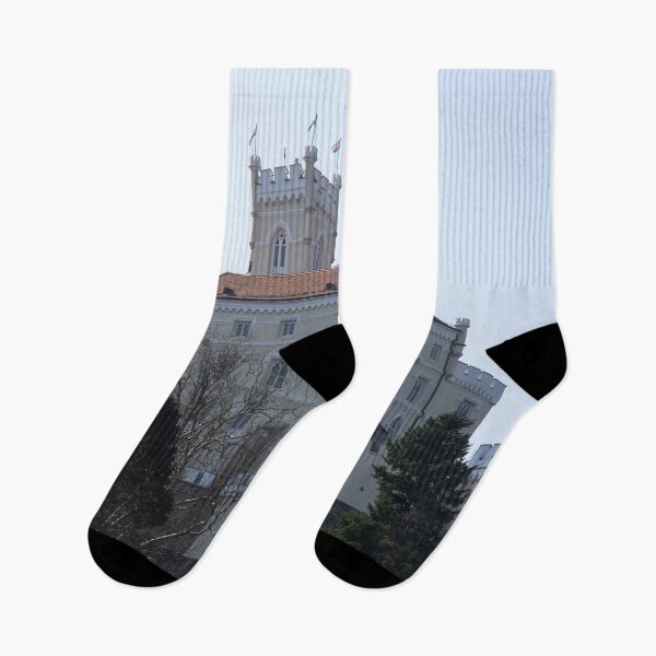 Item preview, Trakoscan Castle is a 13th-century castle in northern Croatia (Zagorje). Close view. Sunny spring day designed and sold by Maurizio Fabbroni.