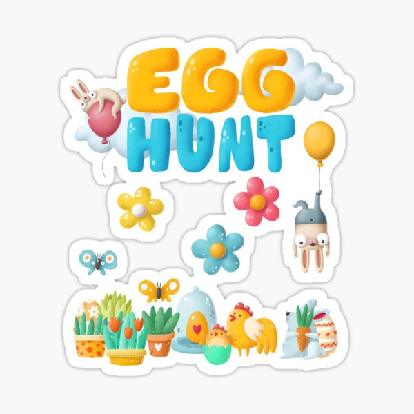 Item preview, Funny Easter Eggs Hunt designed and sold by NarwhalShop.