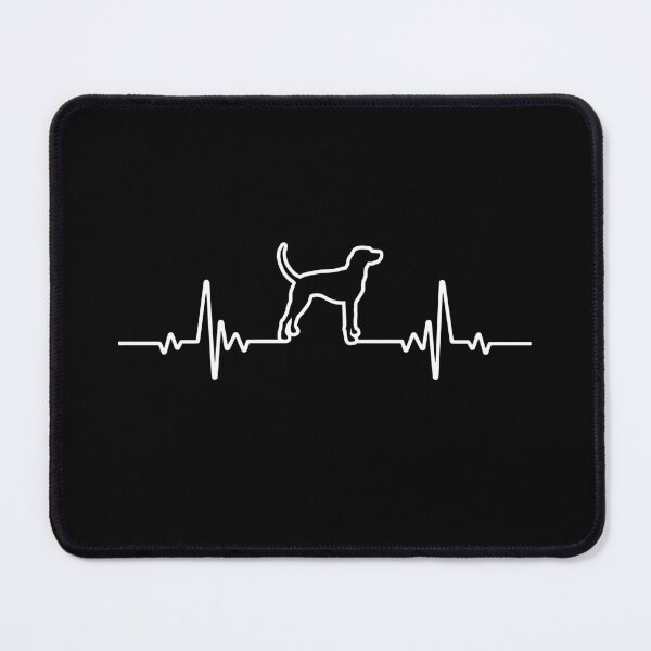 Item preview, Minimalist Heartbeat Bluetick Coonhound designed and sold by More Cute Dogs.