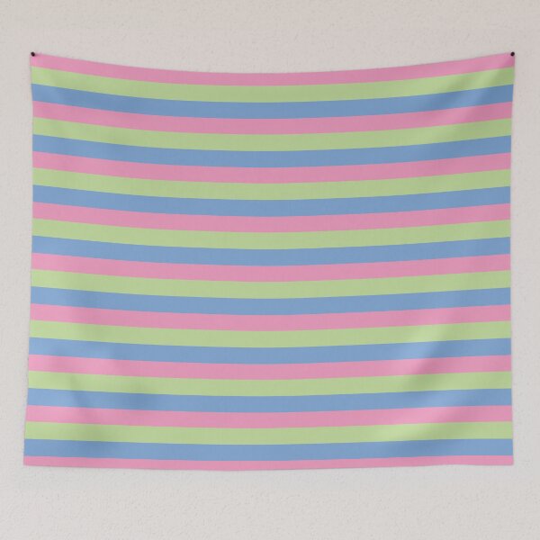 Item preview, Pink/Green/Blue Pastel Stripes designed and sold by Karen Thomson.