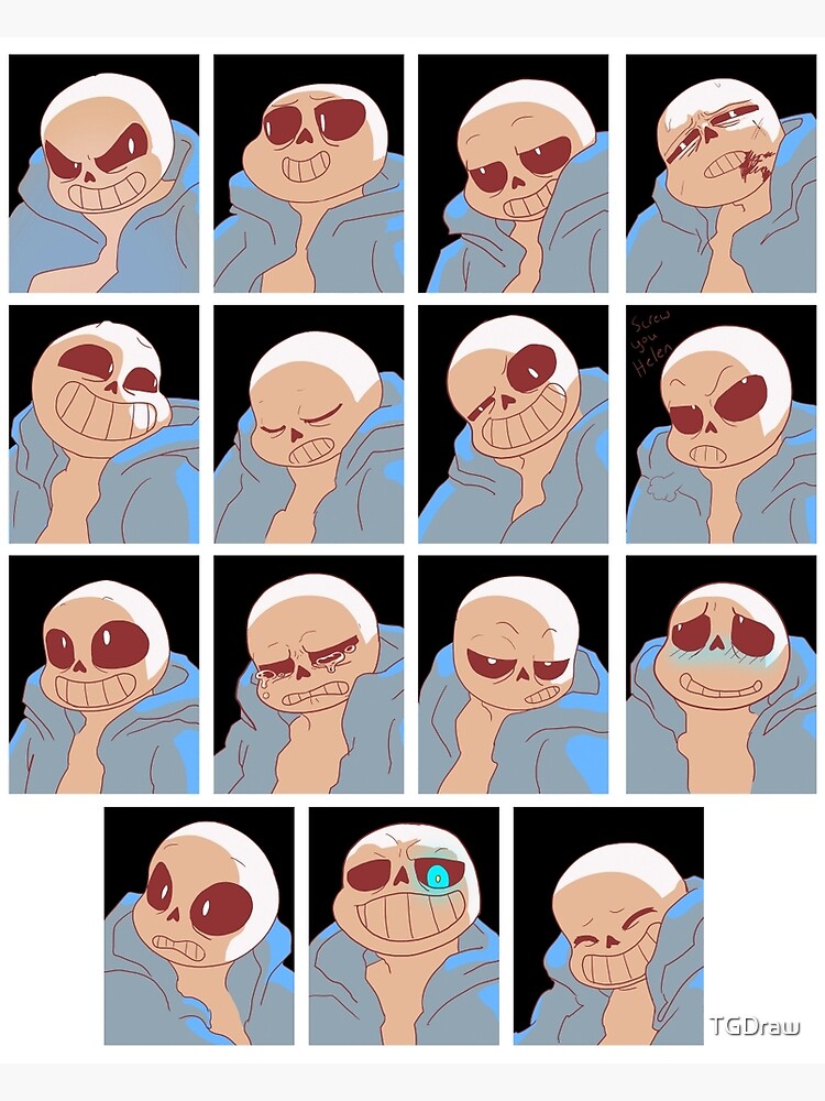 Sans Expressions (by VegaBegaBego) : r/Undertale