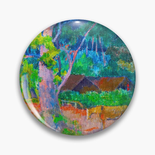 Item preview, HD PAUL GAUGUIN - Landscape with a Horse (1899) designed and sold by Go Logo Designs.