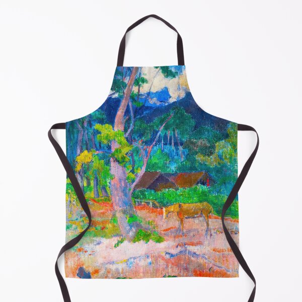Item preview, HD PAUL GAUGUIN - Landscape with a Horse (1899) designed and sold by Go Logo Designs.