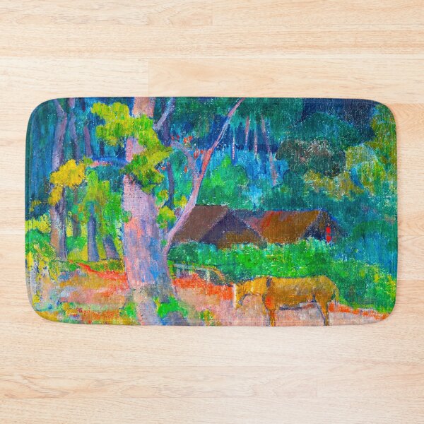 Item preview, HD PAUL GAUGUIN - Landscape with a Horse (1899) designed and sold by Go Logo Designs.