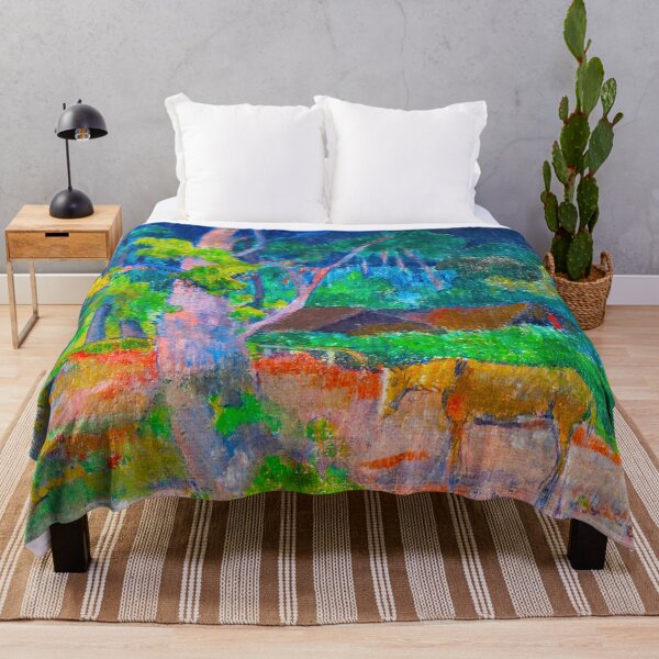 Item preview, HD PAUL GAUGUIN - Landscape with a Horse (1899) designed and sold by Go Logo Designs.
