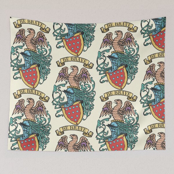 Artikelvorschau, Coats of Arms and Heraldry - Be brave entworfen und verkauft von portokalis.