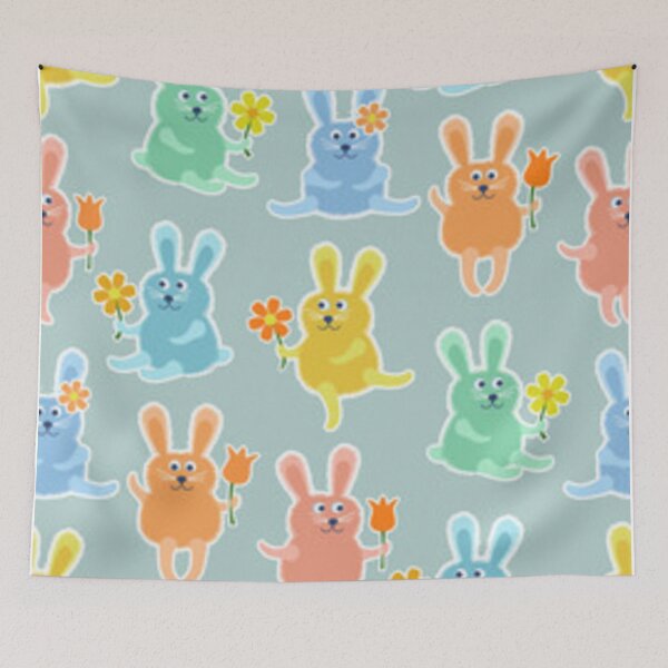 Item preview, Cutest Little Bunny funny bunnies with spring flowers designed and sold by Dbanksdesign.