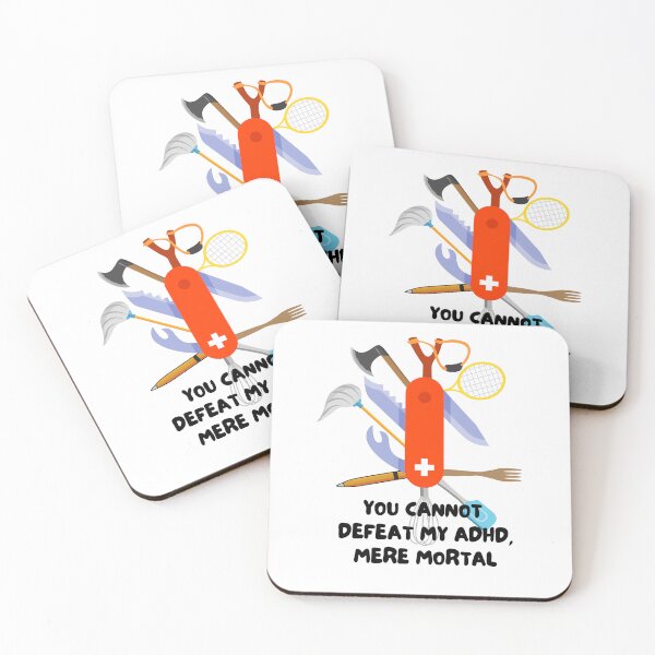 Item preview, ADHD - You cannot defeat my ADHD, mere mortal - Option 2 designed and sold by TheBerriesADHD.