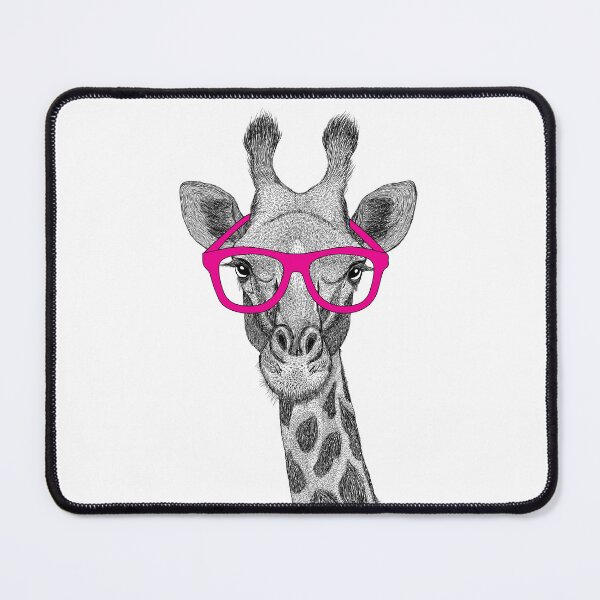 Item preview, Funny Giraffe with Pink Glasses designed and sold by dass-art.