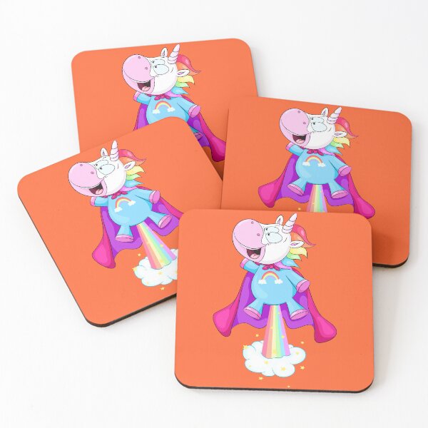 Item preview, Turbocharged copy of unicorn superhero designed and sold by Christine Wulf.