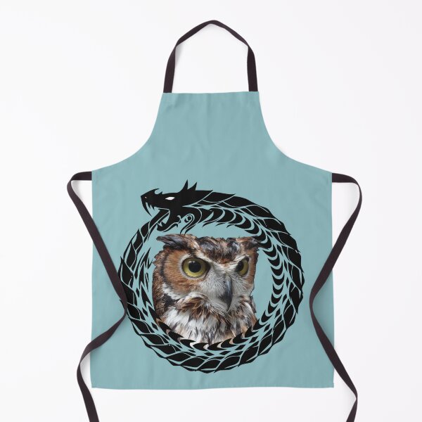 Item preview, Wet Owl, Self Eating Snake, Owl with Books is Gift for Book lover and Birthdays, Winterowl designed and sold by DiensDesign.