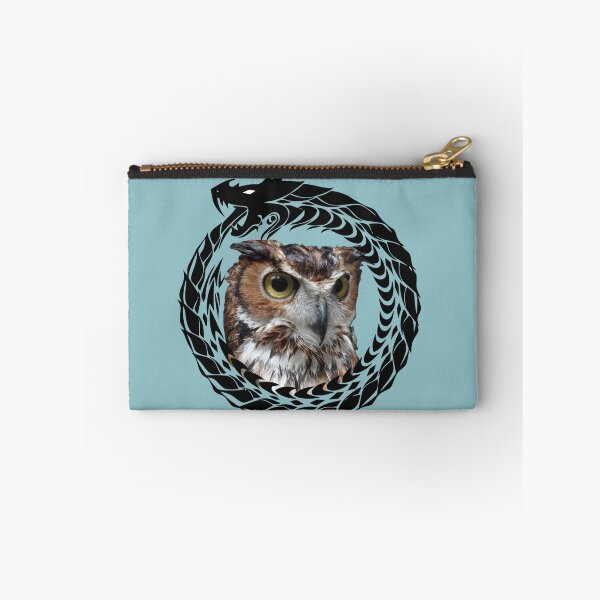 Item preview, Wet Owl, Self Eating Snake, Owl with Books is Gift for Book lover and Birthdays, Winterowl designed and sold by DiensDesign.