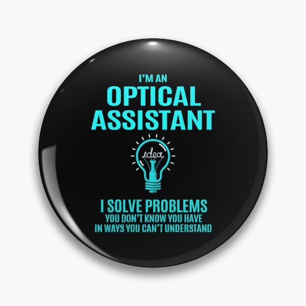 Artikelvorschau, Optischer Assistent - Ich löse Probleme Jobgeschenk entworfen und verkauft von melissaval2.