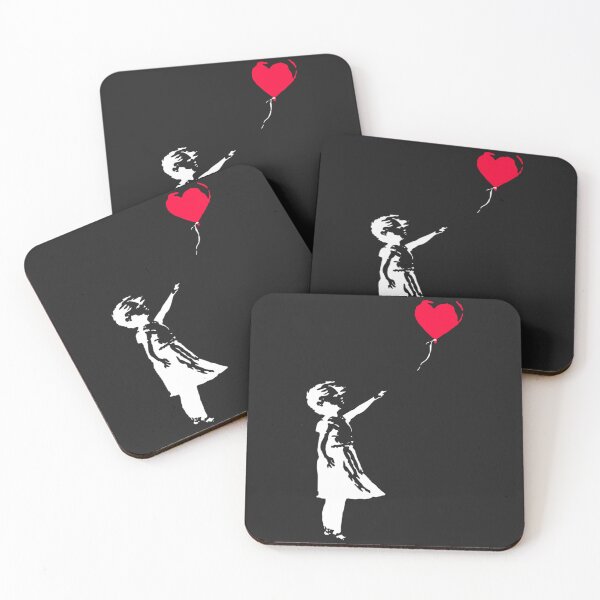 Item preview, Banksy fille avec ballon déchiqueté Art pochoir Brexit politique protestation Graffiti femmes hommes designed and sold by LouisMarshall01.