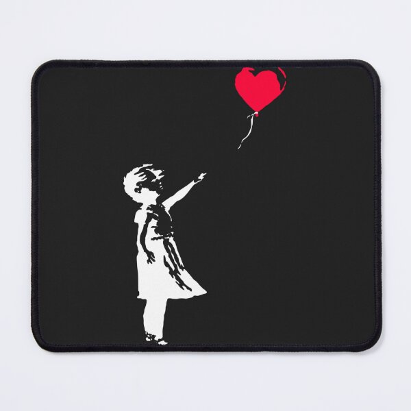 Item preview, Banksy fille avec ballon déchiqueté Art pochoir Brexit politique protestation Graffiti femmes hommes designed and sold by LouisMarshall01.